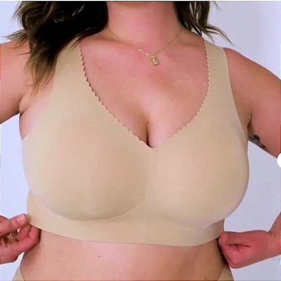 Evelyn & Bobbie Women's The Evelyn Bra Sand Size 3XL EUC Plus Size Ultra Lift - Picture 5 of 15